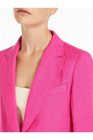 BLAZER NALUT MONOPETTO IN LINO FUXIA 2415041032600034 MAX MARA WEEKEND | Giacca | 2415041032600034